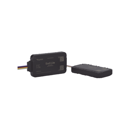 Rastreador Vehicular y Monitoreo de Flota / BLE 5.0 y GNSS / LTE CAT1 y LTE-M con Respaldo 2G / GNSS U-blox / MiKado IP54 / -20 °C a +40 °C / Acelerómetro de 3 Ejes / Suministro 9-32 V / Batería Interna