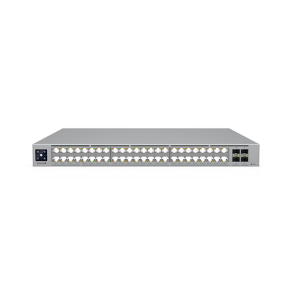 Enterprise Campus 48 PoE, Switch Empresarial Etherlighting™ PoE+++ Capa 3 de 48 Puertos (32 x 10 GbE y 16 x 2.5 GbE) y 4 Puertos SFP28 de 25 G de Alta Disponibilidad