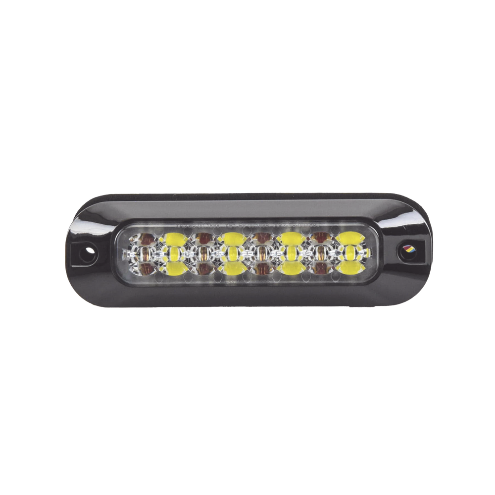 Luz Auxiliar Serie X3744, 8 LEDs Ultra Brillantes, color rojo claro.