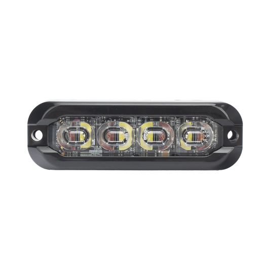 Luz perimetral , 8 LED Ultra Brillantes, Dual Color Rojo / Claro