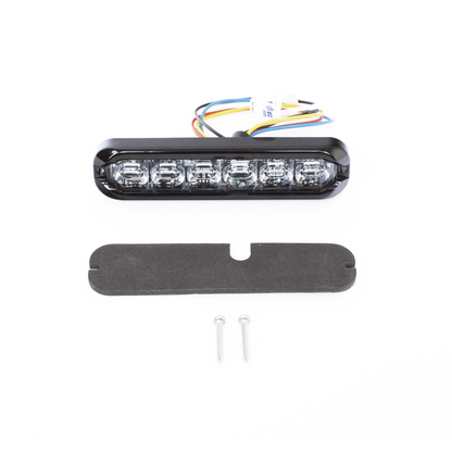 Luz perimetral , 12 LED Ultra Brillantes, Dual Color Ambar / Claro