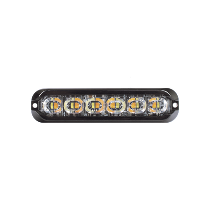 Luz perimetral , 12 LED Ultra Brillantes, Dual Color Ambar / Claro