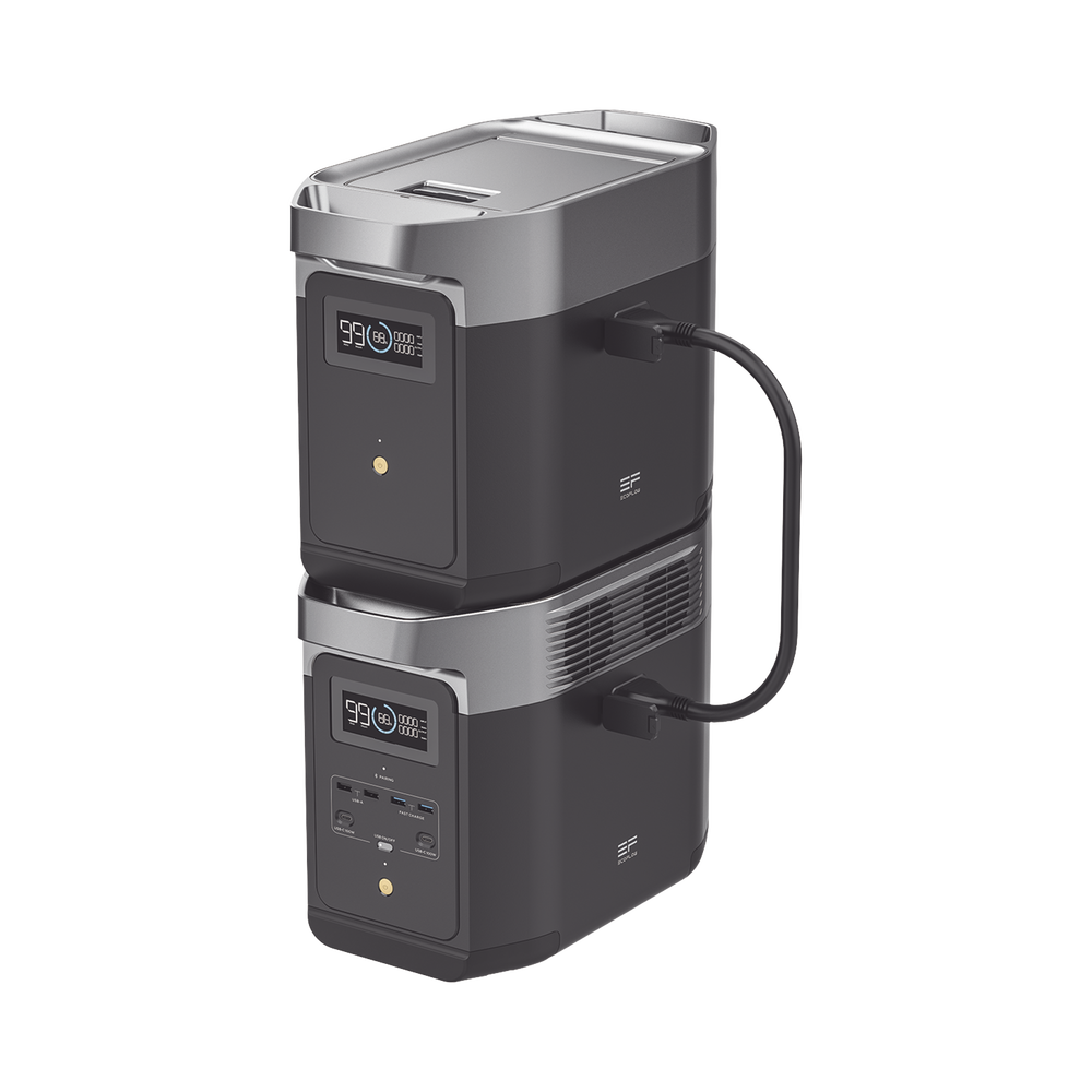 Batería de Litio LFP Inteligente de 1024Wh para Aumentar Tiempo de Respaldo Compatible con EFD330 (DELTA 2)