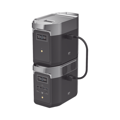 Batería de Litio LFP Inteligente de 1024Wh para Aumentar Tiempo de Respaldo Compatible con EFD330 (DELTA 2)
