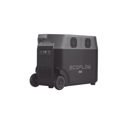 Estación de Energía Portátil DELTA PRO 3600Wh Litio LFP / 5 AC 3600W (7200W Pico) / 2 USB-C 200W / Capacidad para Aumentar Respaldo / Cargador de Coche 10A a 12.6V / Conectividad WiFi y Bluetooth (App) / Carga Solar 1600W Max.