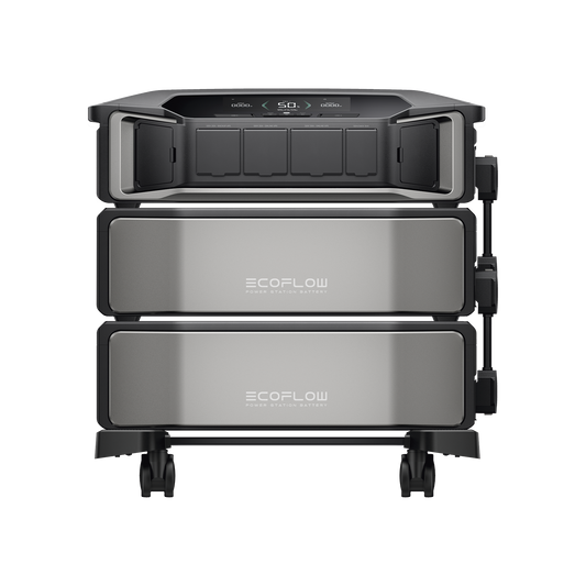 Estación de Energía Delta Pro Ultra 7.2kW para Respaldo Residencial, Incluye 2 Baterías de Litio LFP 6kWh (12kWh Totales), Sincronización para Mayor Potencia, Carga Solar Hasta 4000W, Capacidad de Trabajo Online (0ms)