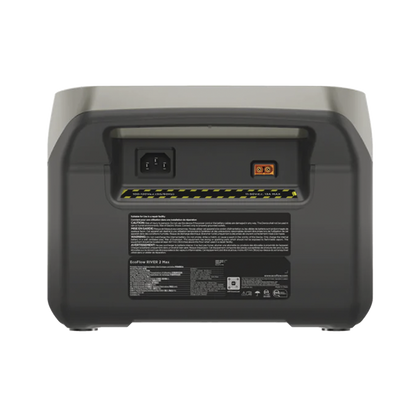 EcoFlow River 2 Max | Estación de Energía Portátil 512Wh Litio LFP / 4 AC 500 W (Max. 1000W) / 1 USB-C 100W / 3 USB -A 12W / Cargador de Coche 8A a 12 o 24V / Conectividad WiFi y Bluetooth (App) / Carga Solar 220W Max.