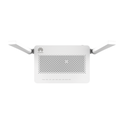 ONT GPON HUAWEI OptiXstar Premium WiFi 5 (2.4/5 GHz) Máxima Cobertura con Antenas de 7 dBi / 4 puertos LAN (2GE + 2 FE)