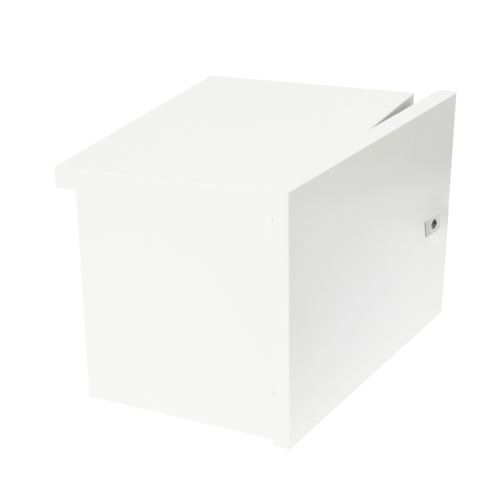 Gabinete para instalación de 2 Baterías PL4012, Fabricado en Lámina Galvanizada, Opción para montar en poste (No incluido)