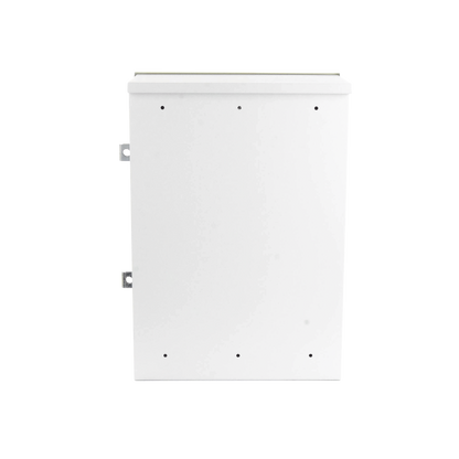 Gabinete para instalación de 2 Baterías PL110D12, Fabricado en Lámina Galvanizada, Accesorios para piso o poste (No incluidos)