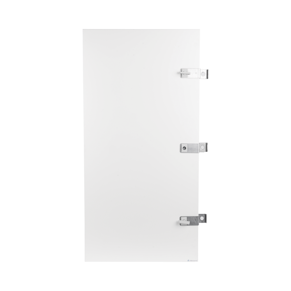 Gabinete para instalación de 3 Baterías PL110D12, Fabricado en Lámina Galvanizada, Accesorios para piso o poste (No incluidos)
