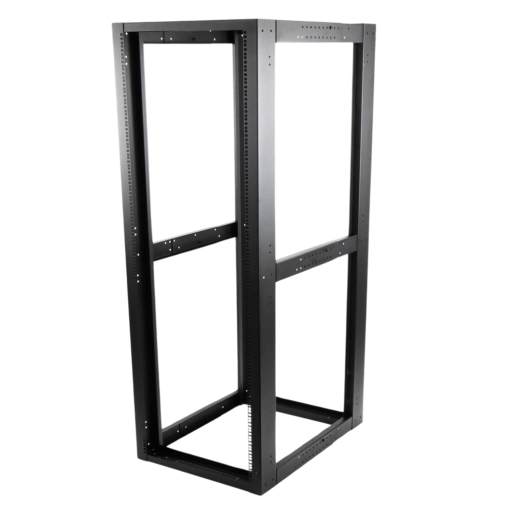 Rack Estándar 19" de 4 Postes, Acero, 45 Unidades, Profundidad Ajustable.