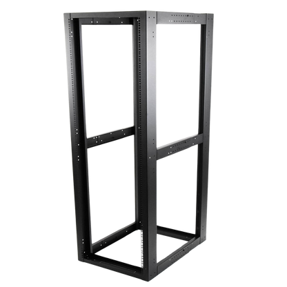 Rack Estándar 19" de 4 Postes, Acero, 45 Unidades, Profundidad Ajustable.
