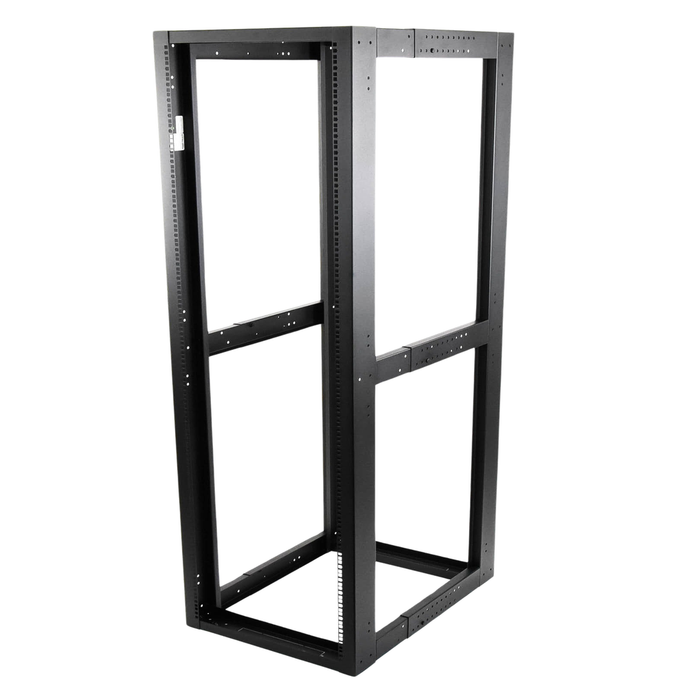 Rack Estándar 19" de 4 Postes, Acero, 45 Unidades, Profundidad Ajustable.
