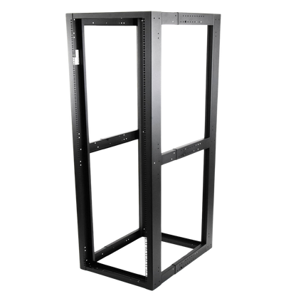 Rack Estándar 19" de 4 Postes, Acero, 45 Unidades, Profundidad Ajustable.