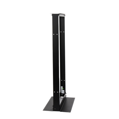 Rack de 2 Postes, Estándar 19", 24 Unidades, Fabricado en Acero, Base "L" para Anclar a Piso.