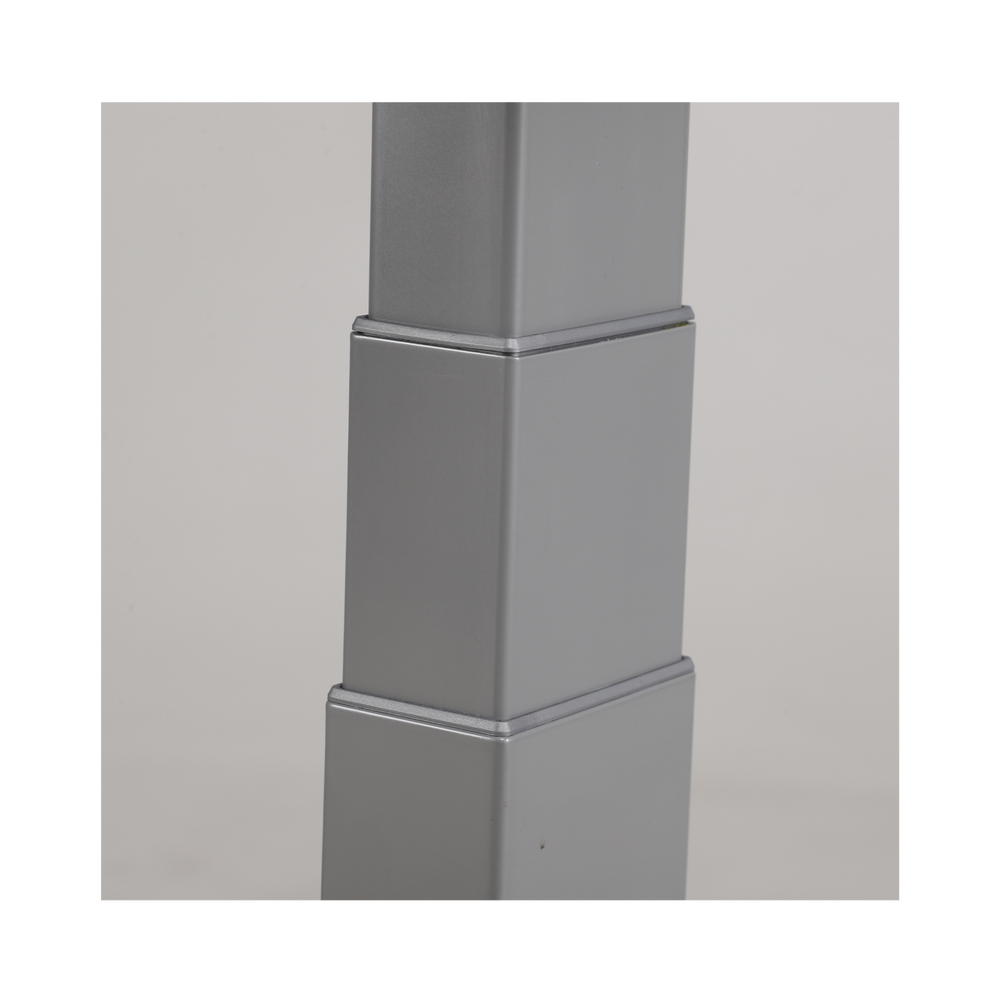 Base de Escritorio Motorizado Profesional / Altura Ajustable 60-125cm / Estructura Estable / Funcionamiento Suave / 3 Preset de Posiciones / Color Gris / Soporta hasta 100Kg de carga