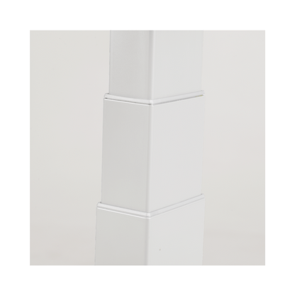 Base de Escritorio Motorizado Profesional / Altura Ajustable 60-125cm / Estructura Estable / Funcionamiento Suave / 3 Preset de Posiciones / Color Blanco / Soporta hasta 100Kg de carga