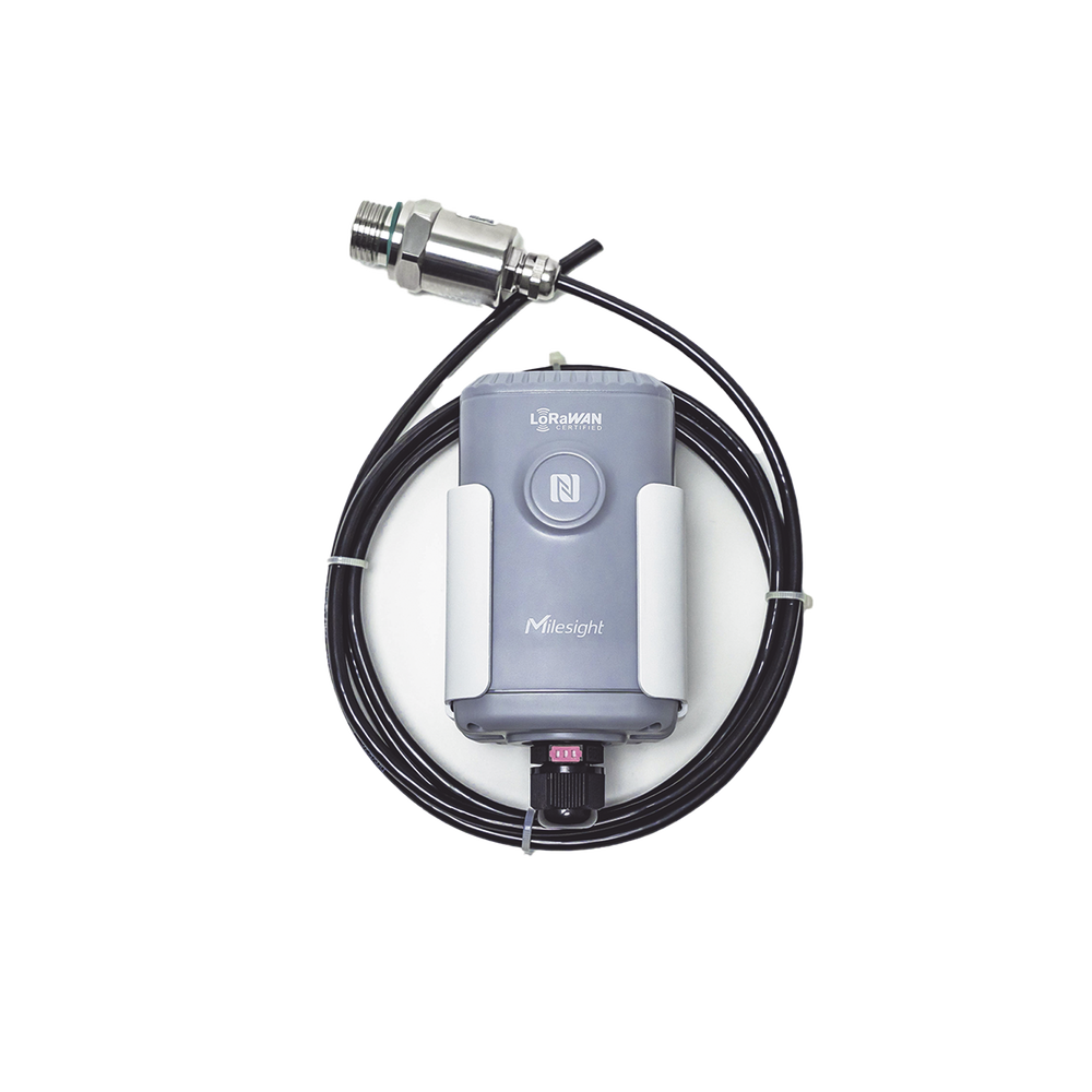 Sensor Industrial de Presión de Tuberías con Conectividad LoRaWAN