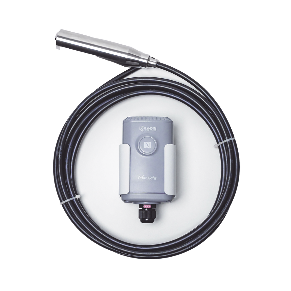 Sensor Sumergible de Nivel de Agua para Tanques y Pozos con LoRaWAN
