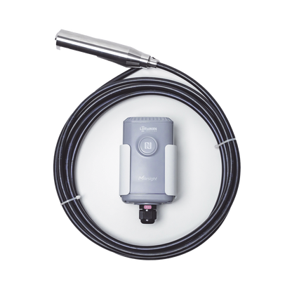 Sensor Sumergible de Nivel de Agua para Tanques y Pozos con LoRaWAN