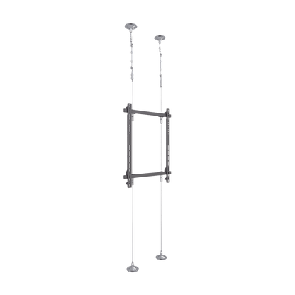 Montaje Cableado de Acero| Suelo a Techo| Capacidad Máx. de Carga 30kg| Para Pantallas de 32" ~ 75"| VESA 400 x 600