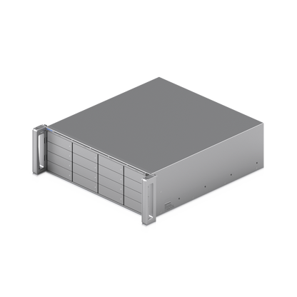 ENVR UniFi Enterprise con Soporte para hasta 210 Cámaras HD, 140 Cámaras 2K o 70 Cámaras 4K, con UniFi Protect & Access, 1 Puerto RJ45 10G, 2 Puertos SFP+ 10G y 16 Bahías para Discos Duros