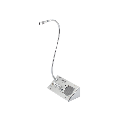 Sistema de Intercomunicación | Ideal para Ventanillas | Audio de voz de dos vías | 12V/1A 2W | Micrófono Interior + Micrófono Exterior