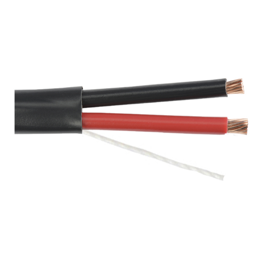 Bobina de Cable para Exterior | 2x14AWG | Libre de Oxígeno | Enterrado Directo | 100% Cobre | 152m | Múltiples Aplicaciones | Ideal para Soluciones de Audio Profesional