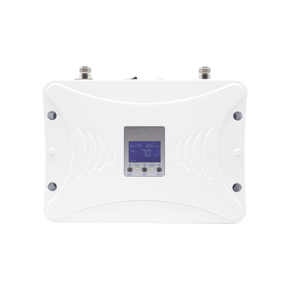 Kit Amplificador de Señal Celular 2G, 3G y 4G / Mejora llamadas convencionales y VoLTE / Amplifica señal de TELCEL, AT&T y MOVISTAR / Cubre hasta 300 m² con una antena y hasta 900 m² con 3 antenas.