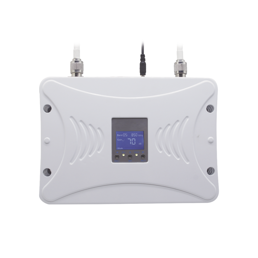 Kit Amplificador de Señal Celular 2G, 3G y 4G / Mejora llamadas convencionales y VoLTE / Amplifica señal de TELCEL, AT&T y MOVISTAR / Cubre hasta 300 m² con una antena y hasta 900 m² con 3 antenas.