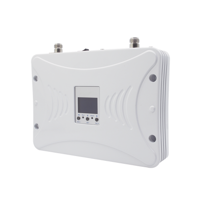 Kit Amplificador de Señal Celular 2G, 3G y 4G / Mejora llamadas convencionales y VoLTE / Amplifica señal de TELCEL, AT&T y MOVISTAR / Cubre hasta 300 m² con una antena y hasta 900 m² con 3 antenas.