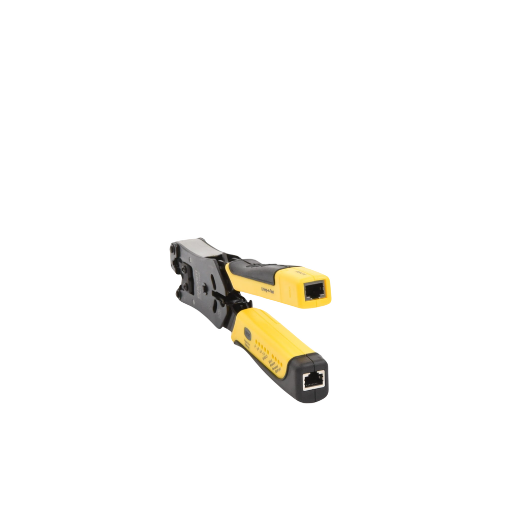 Pinza 3 en 1: Pelacables/ Terminado/ Probador para UTP. Enchufe Modular de Prueba para RJ45/RJ11/RJ22.