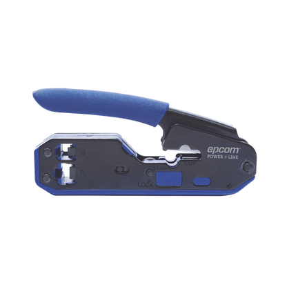 Pinza SLIM para Corte y Terminado de Plugs RJ45/RJ11, Acero al Carbón y Mango Ergonómico.
