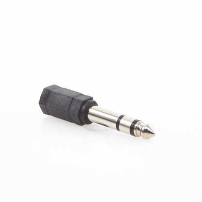 Adaptador de audio 3.5mm hembra a 6.3mm macho (Audio estereo)
