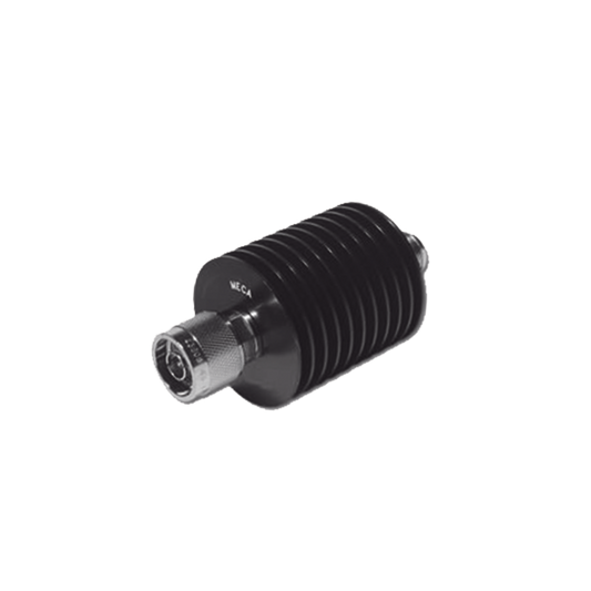 Atenuador en Línea de 30 dB, 30 W Máx. CD-3 GHz, Interiores, N Macho-Hembra.