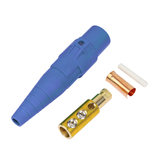 Conector Camlock Macho / 400 Amperes / 600V AC / Sección Cable 50-95 mm² / Abrazadera Compresión / Plástico Ingeniería / Múltiples Colores