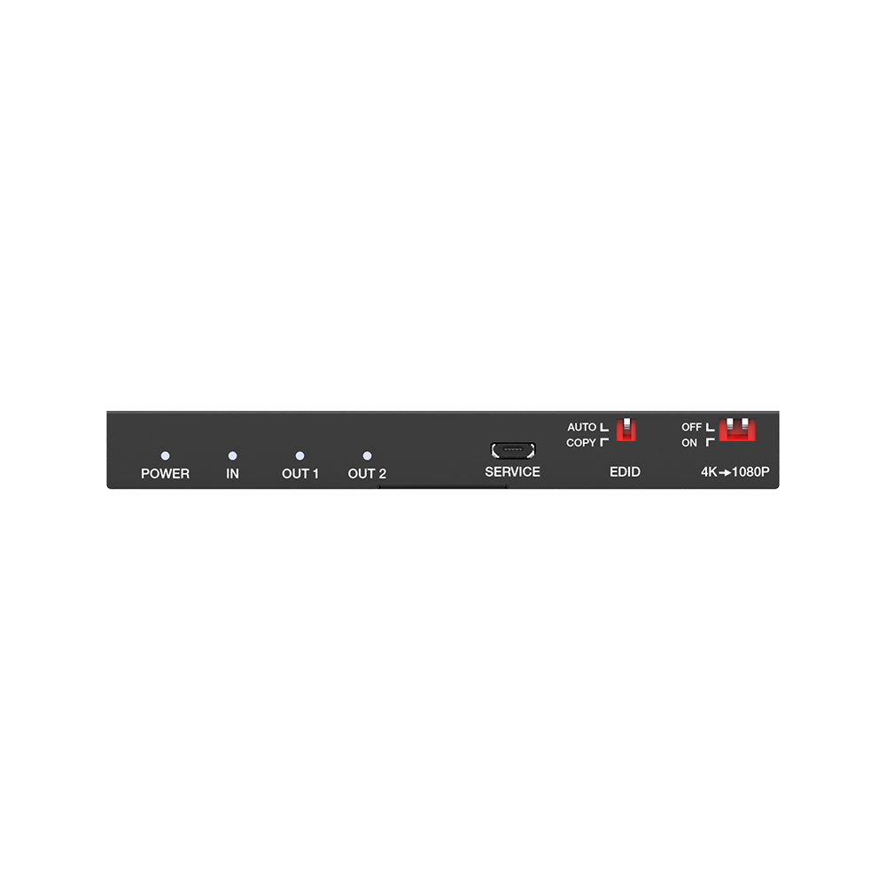 Splitter HDMI 1x2 | 4K@60Hz | Extractor de Audio | Down Scaler | HDR  4:4:4 | EDID | 18Gbps