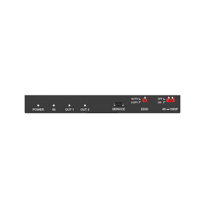 Splitter HDMI 1x2 | 4K@60Hz | Extractor de Audio | Down Scaler | HDR  4:4:4 | EDID | 18Gbps