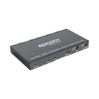 Splitter HDMI 1x2 | 4K@60Hz | Extractor de Audio | Down Scaler | HDR  4:4:4 | EDID | 18Gbps