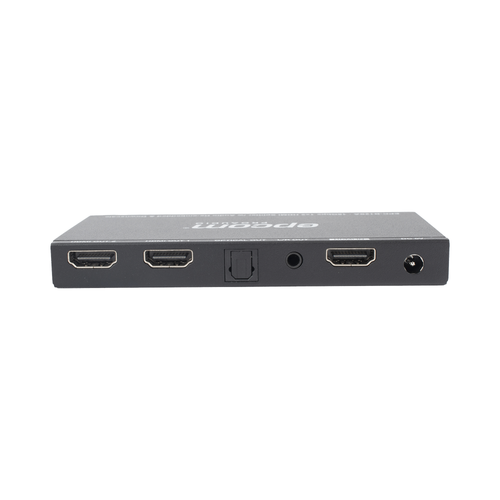 Splitter HDMI 1x2 | 4K@60Hz | Extractor de Audio | Down Scaler | HDR  4:4:4 | EDID | 18Gbps