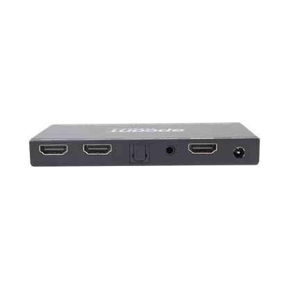 Splitter HDMI 1x2 | 4K@60Hz | Extractor de Audio | Down Scaler | HDR  4:4:4 | EDID | 18Gbps