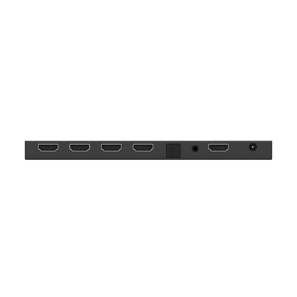 Splitter HDMI 1x4 | 1 Entrada a 4 salidas (Simultaneas) | 4K@60Hz | Extractor de Audio | Down Scaler | HDR  4:4:4 | EDID | 18Gbps