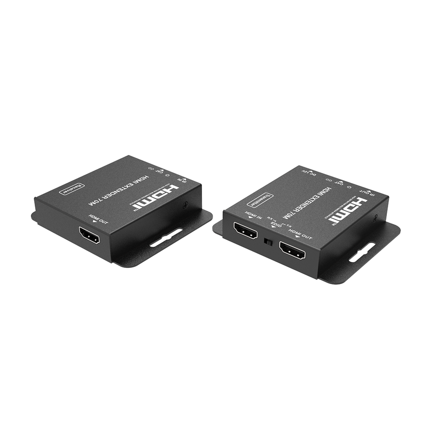 Kit Extensor HDMI | 4K2K@40m | 1080p@70m | Cat5e/Cat6 | Soporte PoC | HDMI Loop | Transmisión IR