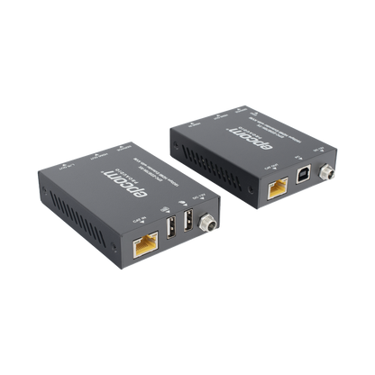 Kit Extensor HDMI con KVM | 70m | 4K2K@60Hz | 4:4:4 |  HDMI2.0b y HDCP 2.2 | Salida de Audio 3.5mm | Admite PoC | Admite USB 1.1