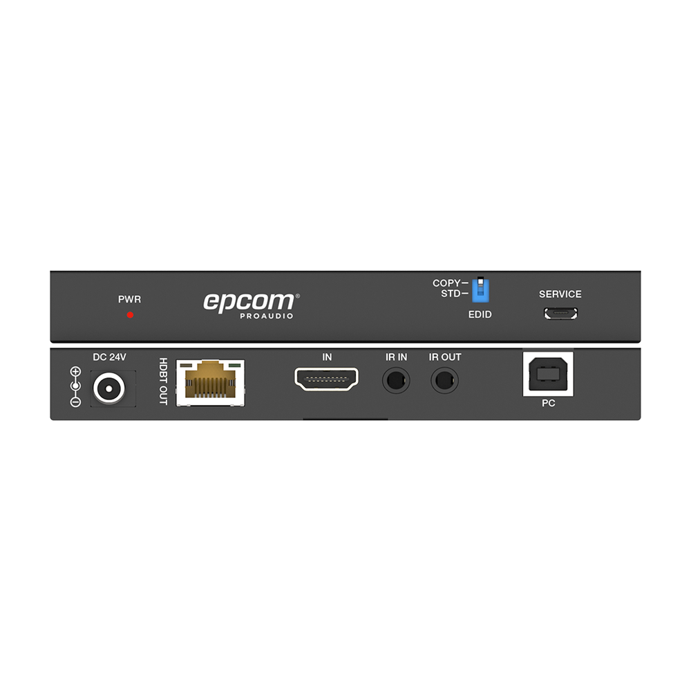 Kit Extensor HDMI con KVM |  4K@60Hz 4:4:4 | 150m en 1080 | 120m en 4K | HDBaseT | USB 2.0 | IR Bidireccional | POC | EDID