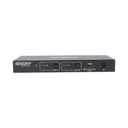 Matricial HDMI | 2x2 | 4K2K@60Hz | HDR | YCbCr 4:4:4 | EDID Auto | Extractor de Audio | Salida de audio análoga y digitalizados | HDCP 2.2 | 18 Gbps