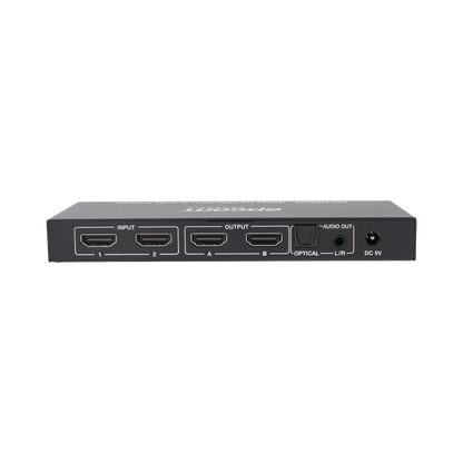 Matricial HDMI | 2x2 | 4K2K@60Hz | HDR | YCbCr 4:4:4 | EDID Auto | Extractor de Audio | Salida de audio análoga y digitalizados | HDCP 2.2 | 18 Gbps