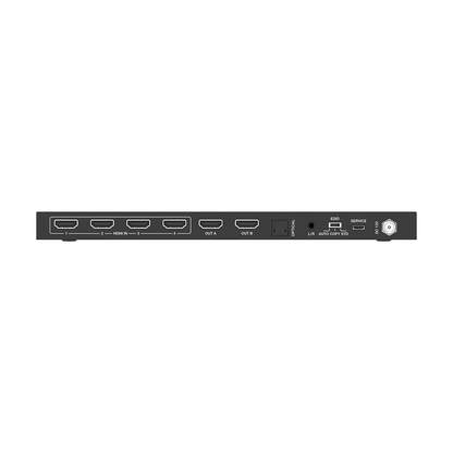 Matricial HDMI | 4x2 | 4K2K@60Hz | HDR | YCbCr 4:4:4 | EDID Auto | Extractor de Audio | Salida de audio análoga y digitalizados | HDCP 2.2 | 18 Gbps