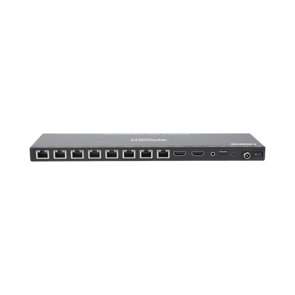 Splitter HDMI 1x8 | Extensor HDMI | 4K@30Hz 40m | 1080p@60Hz 70m | Función PoC |  4:4:4